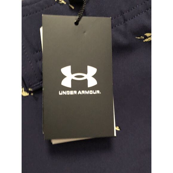 UNDER ARMOUR Men's UA STORM Bird Printed Golf Shorts NWT - Black - size 40w - Picture 3 of 13